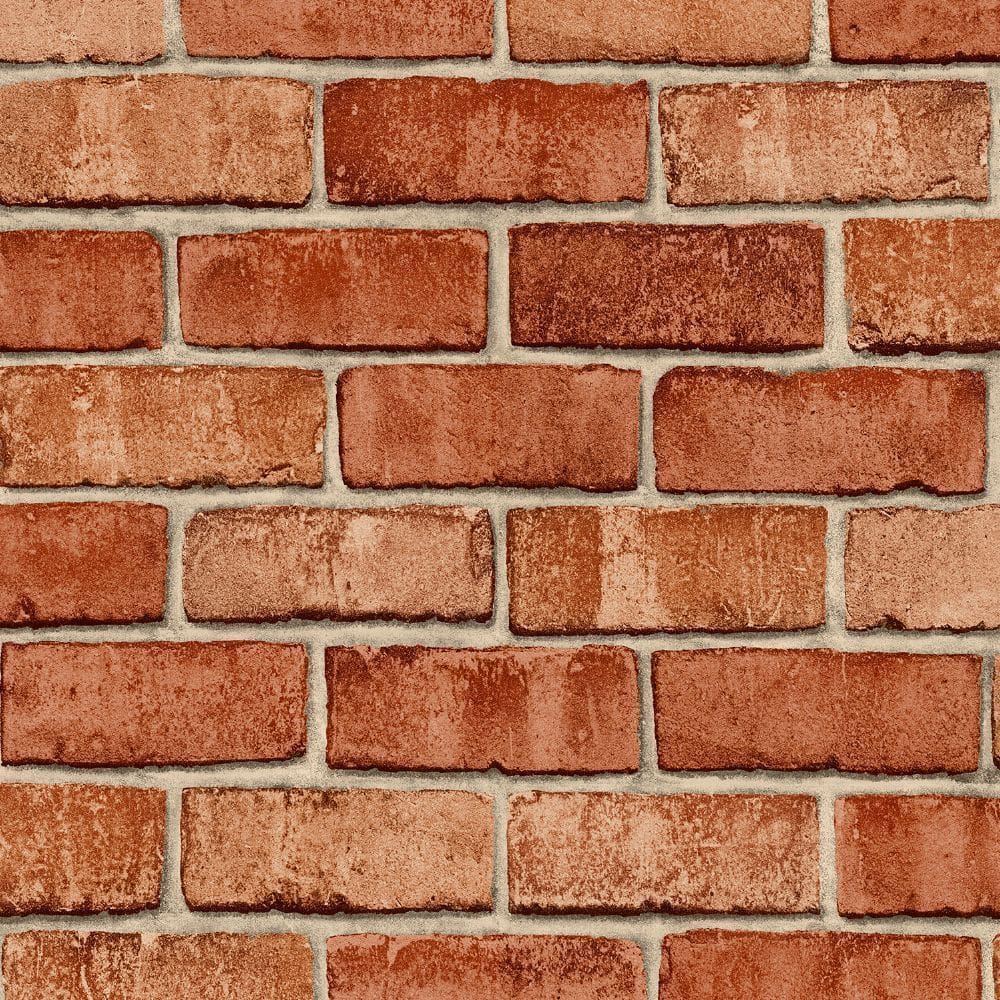 Papel De Parede Vinilico 53cmx10 M Murado Tijolo