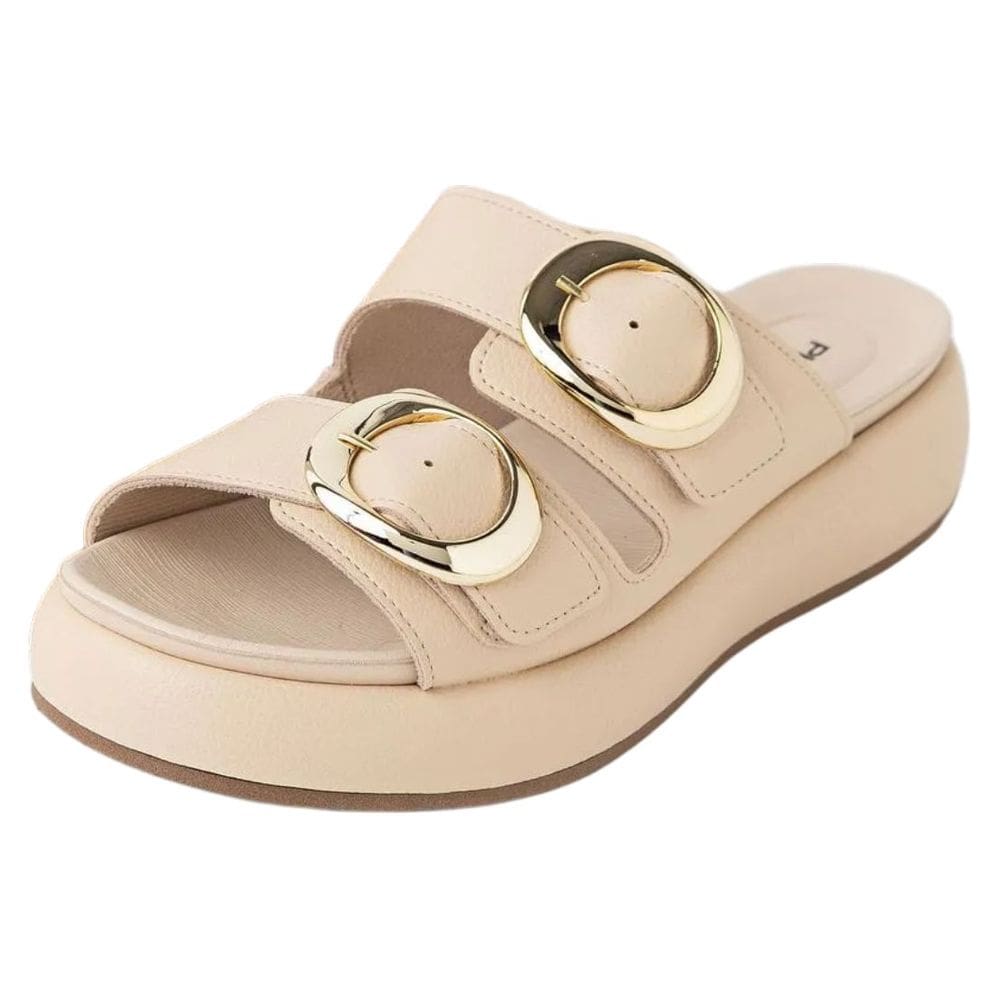 Chinelo Birk Feminino Anabela Moderno Conforto Piccadilly