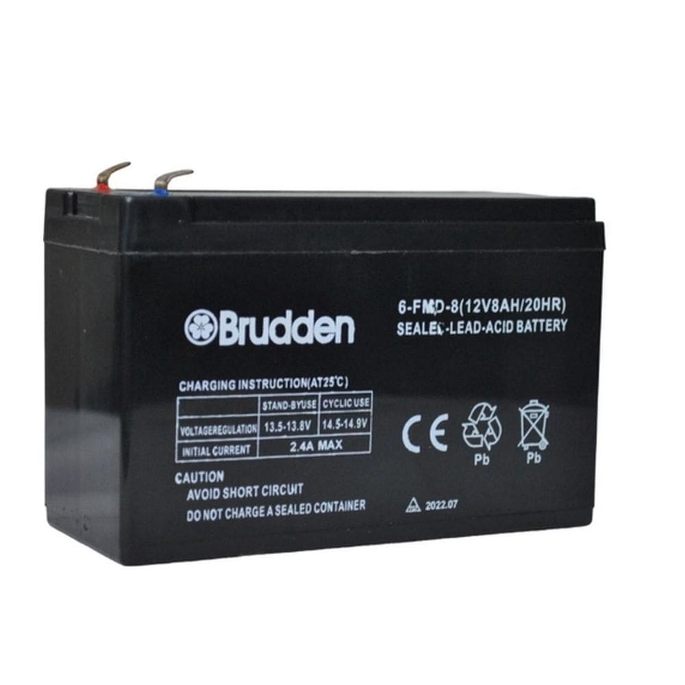 Bateria 12v 8ah para Pulverizador Elétrico Costal Brudden