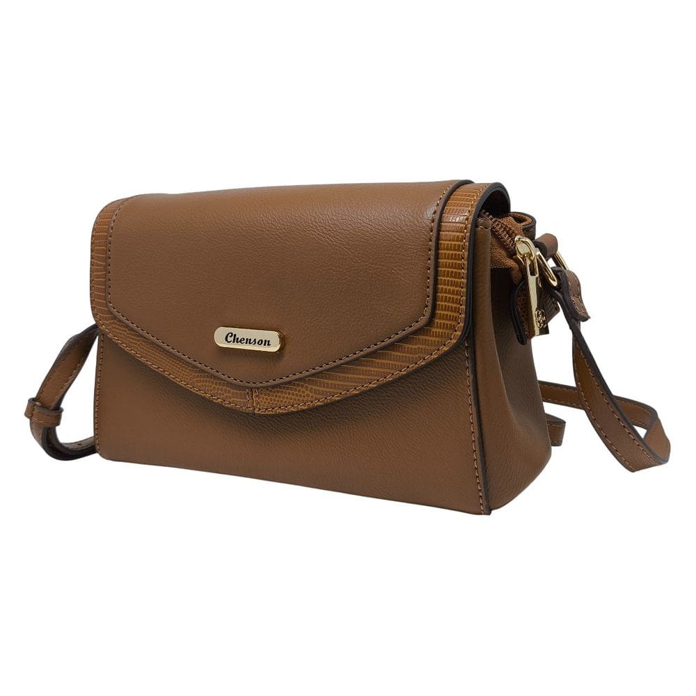 Bolsa Feminina Croco Ajustável Magnética Elegante Chenson