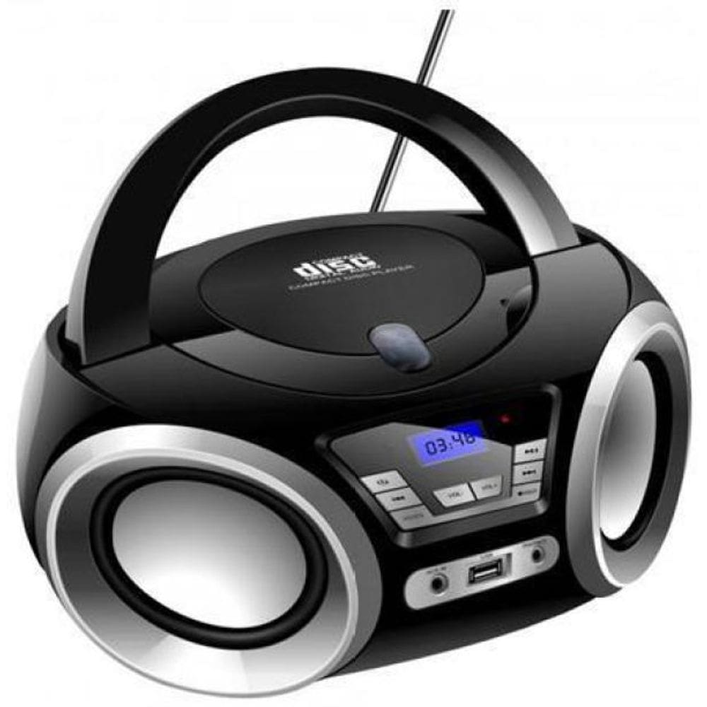 Toca Cd Portátil Megastar Mp-1842Bt Bluetooth