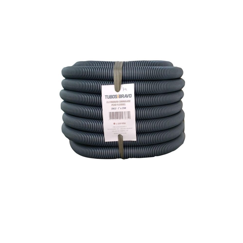 Conduíte Corrugado Cinza 1 X 25M - Pead