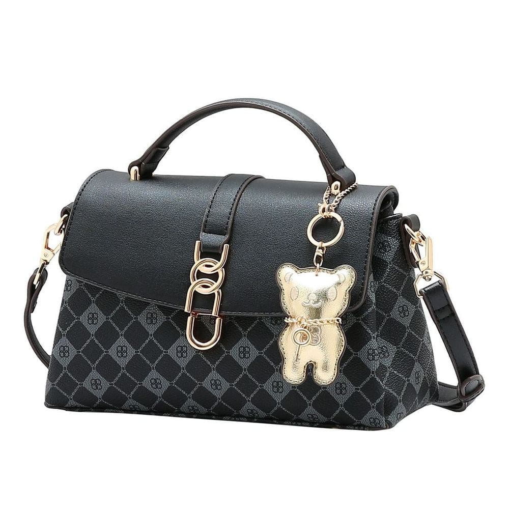 Bolsa Feminina Trasversal Monograma Moda Ursinho Chenson