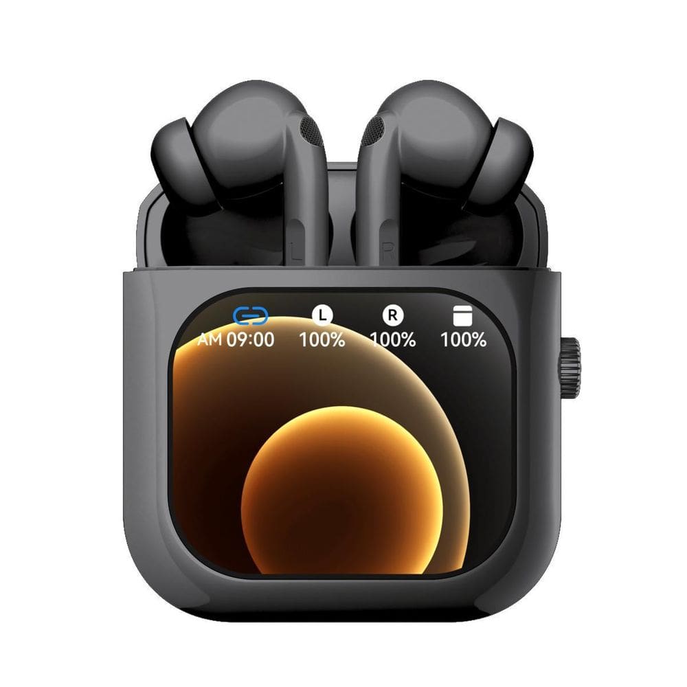 Fone De Ouvido Aura Buds Estojo Com Tela Touch Screeen