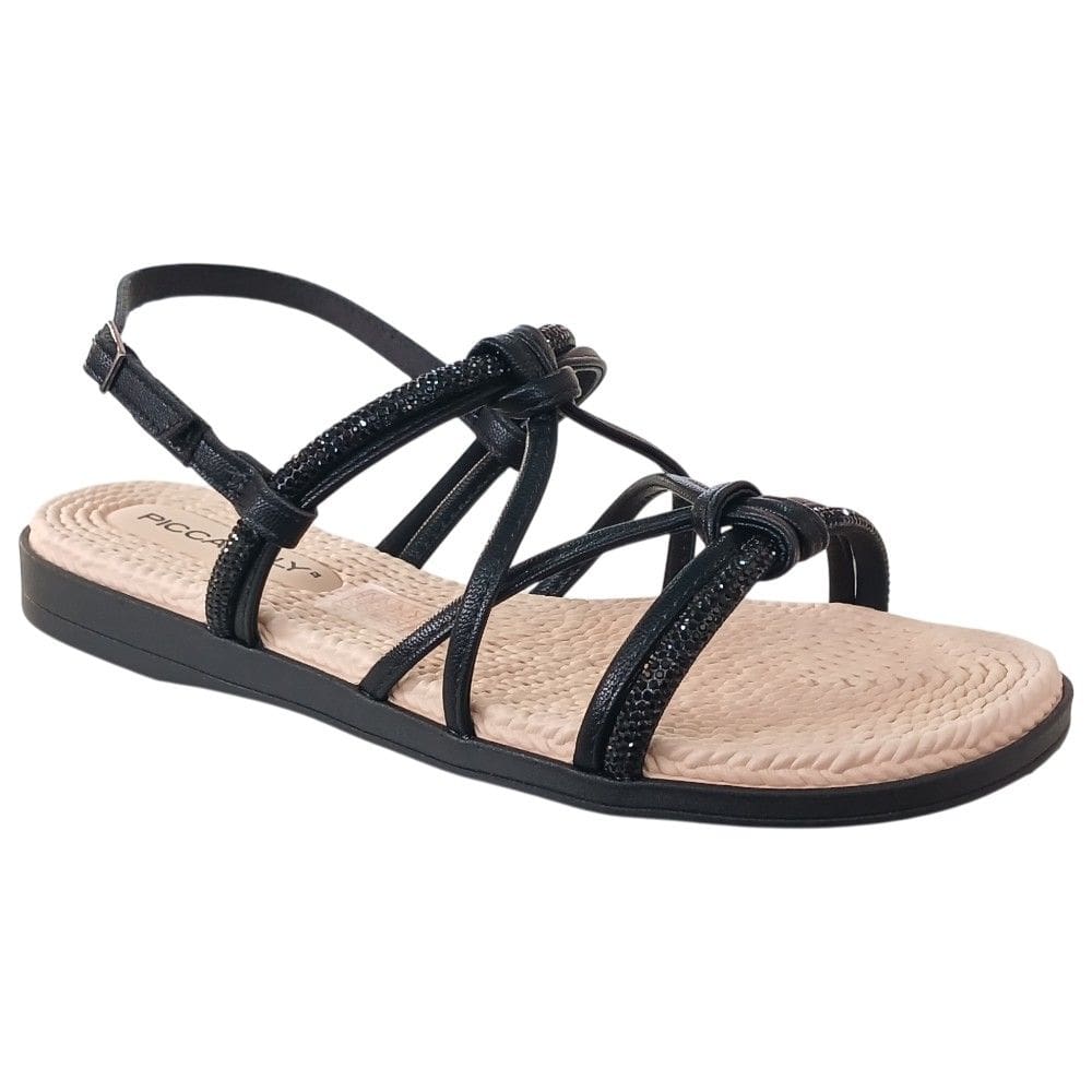 Sandália Rasteirinha Piccadilly 513011 Feminina - Ouro Rosado