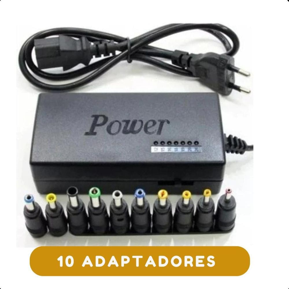 Carregador Universal 120W Para Notebook 8 Pinos