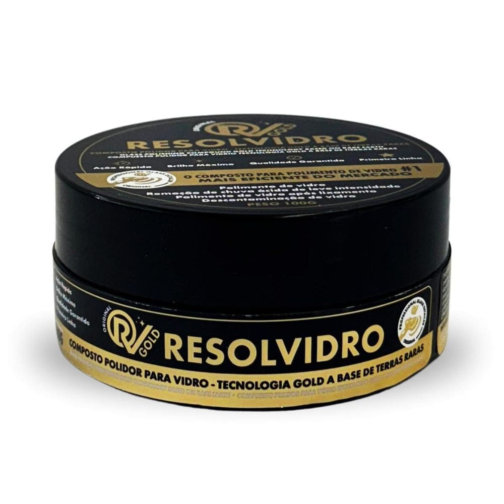 Composto Polidor Vidros Gold 100G Resolvidro