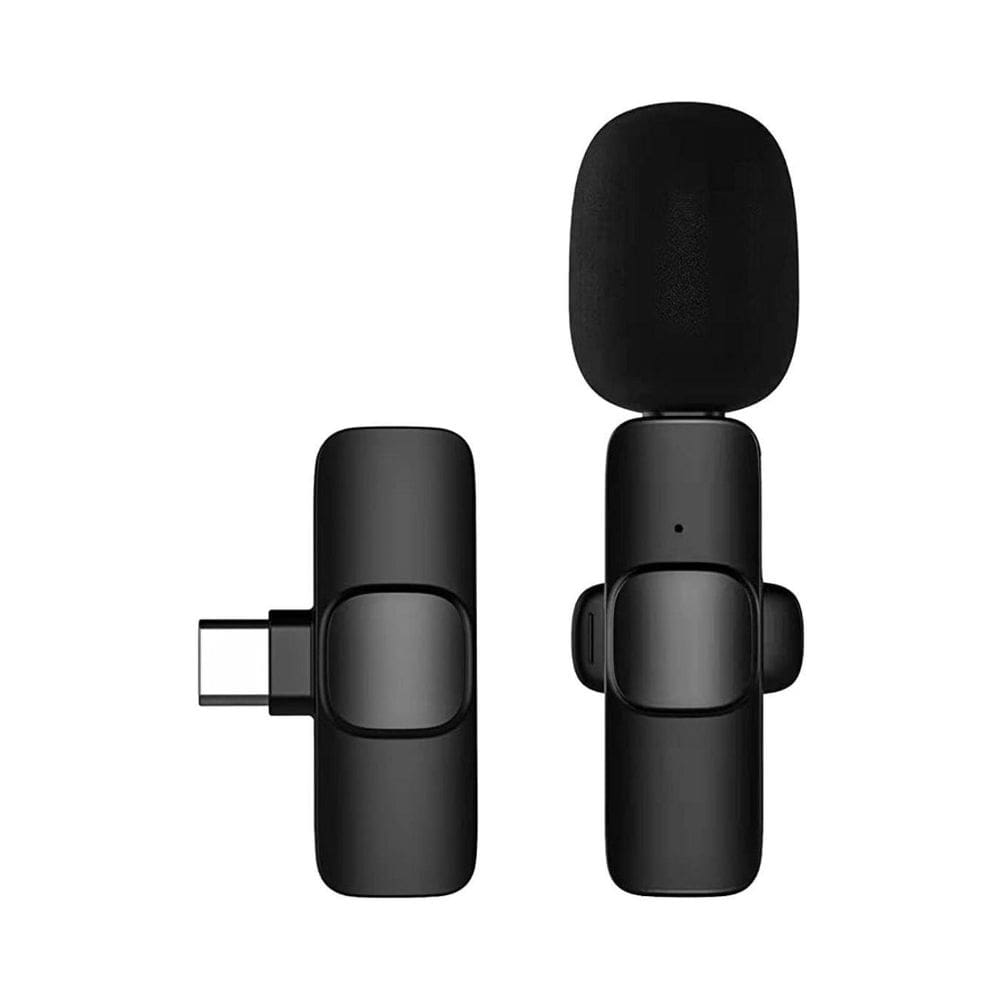 Microfone Sem Fio Lapela Android Tipo C Podcast Live Noise