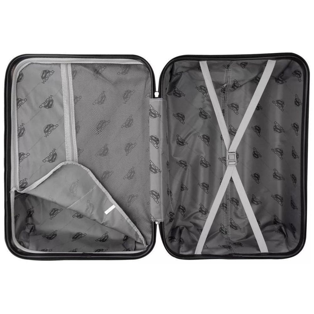 Mala De Viagem Media 23Kg + Frasqueira Com Abs Rodinhas 360