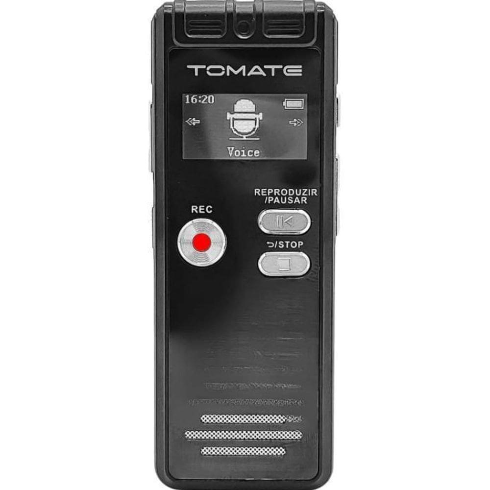 Gravador De Voz Portátil Digital Tomate 8Gb