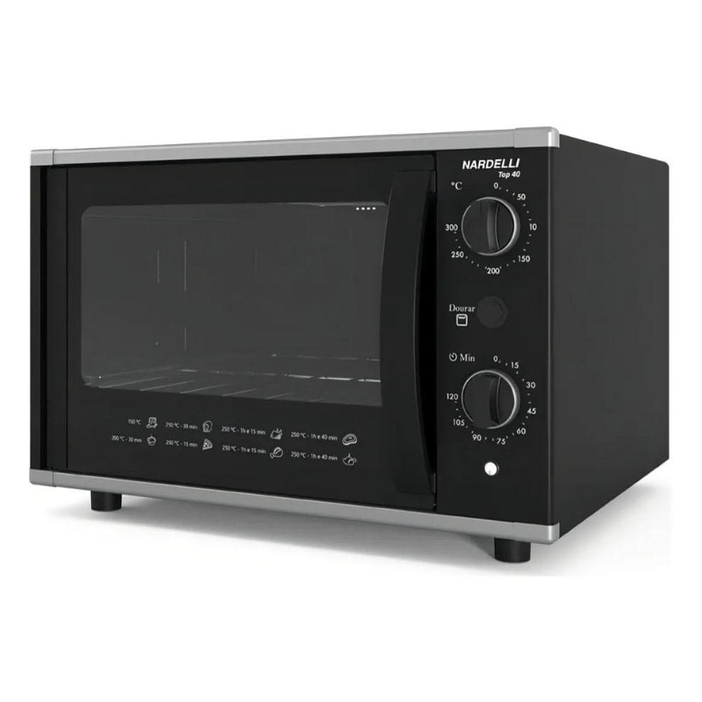 Forno Elétrico Nardelli Top 40 40L Black 220V
