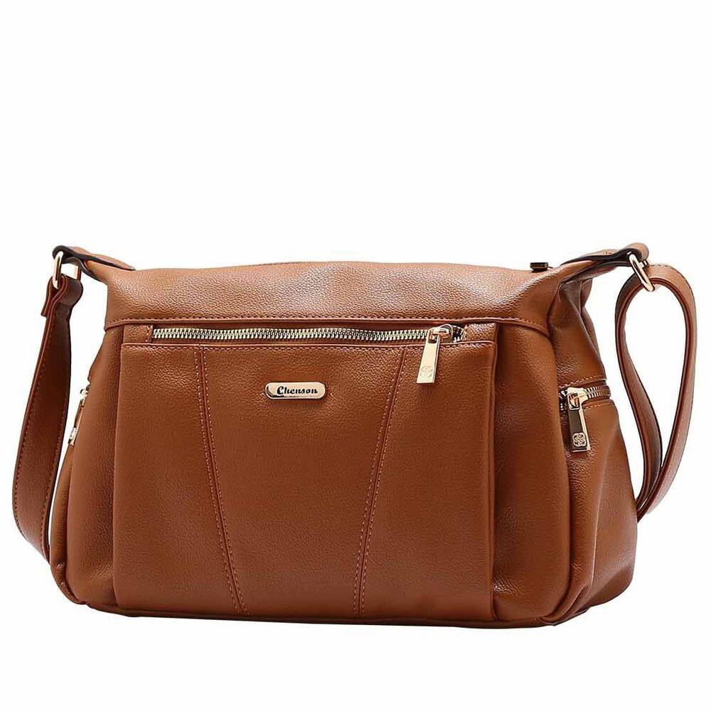 Bolsa Feminina Compartimento externo e Alça de Ombro Chenson