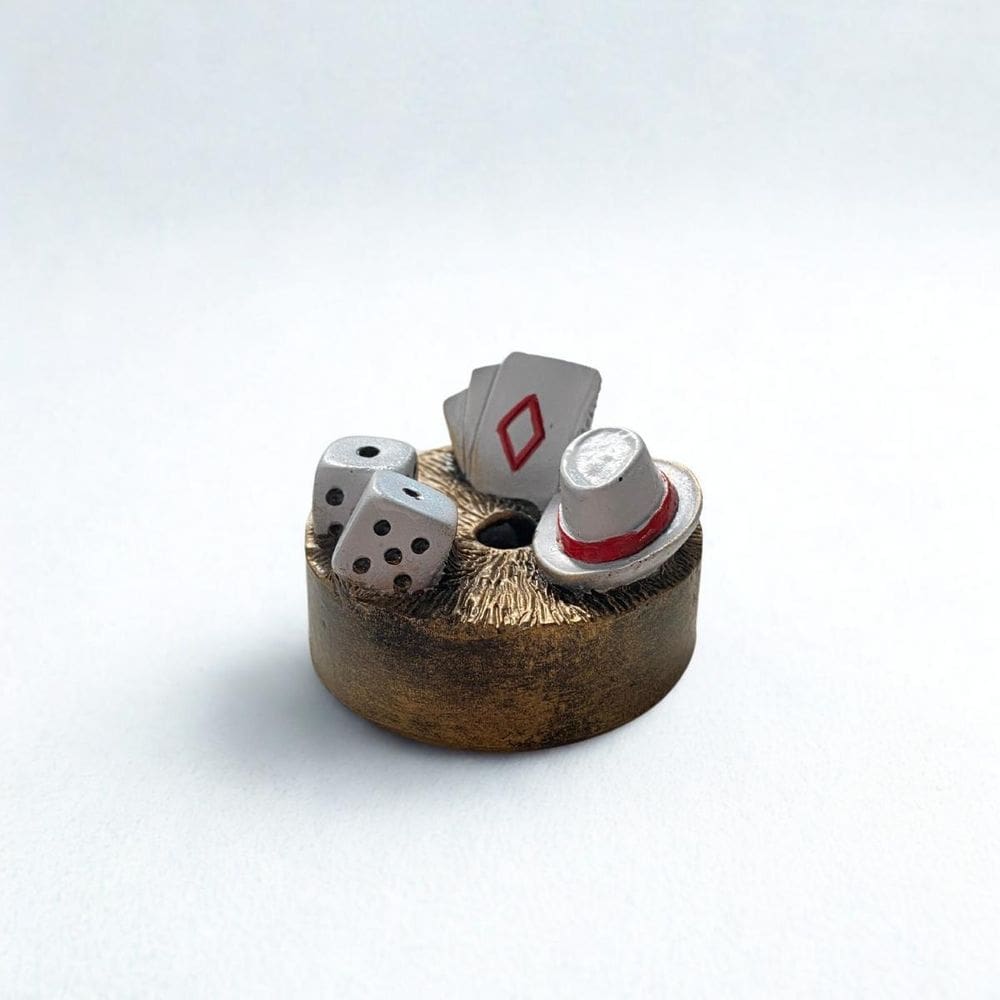 Ofertório Zé Pelintra Vintage Em Resina 5 Cm