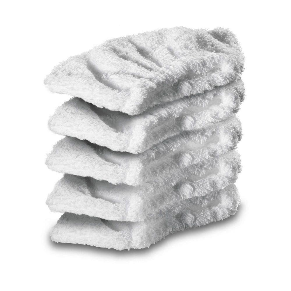 5 Panos De Algodão Para Limpadoras A Vapor Karcher Bocal Com Cerdas