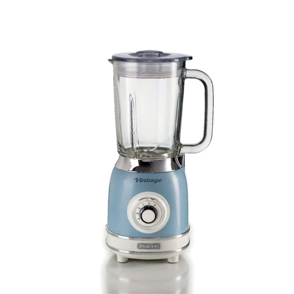 Liquidificador Ariete Vintage Azul 1000w Copo De Vidro 1,5l - Linha Retrô Modelo 583 220V