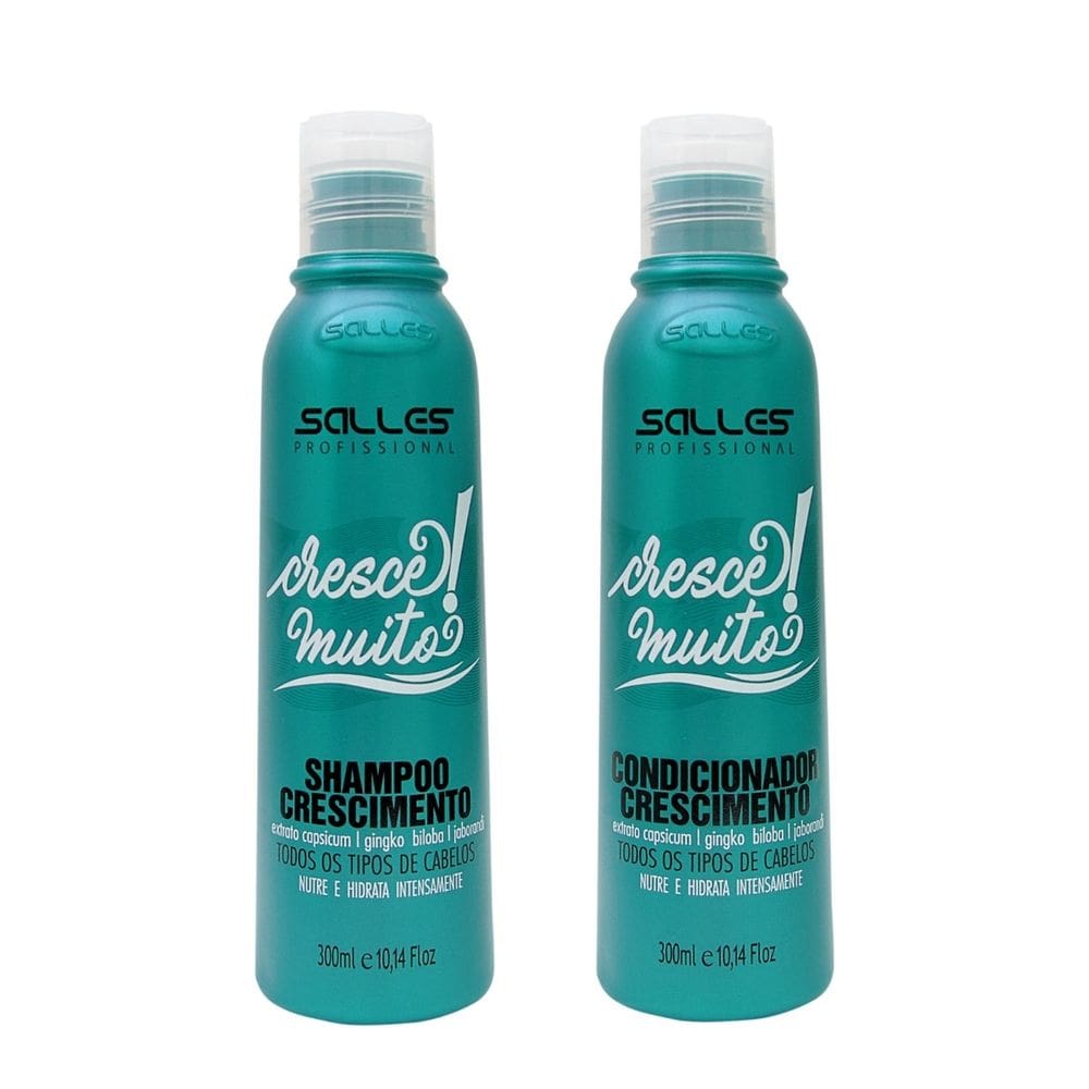 Kit Shampoo E Condicionador Cresci Cresce Muito 300ml Salles