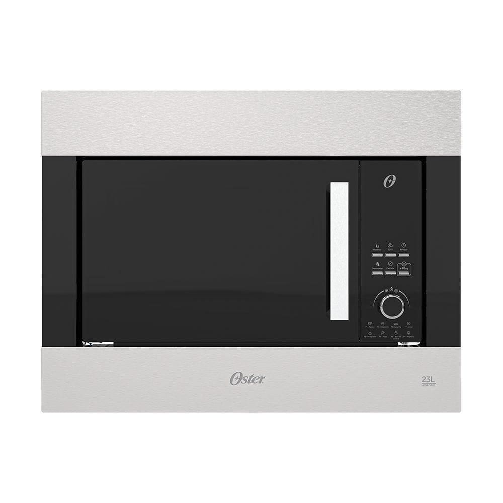 Forno Micro-ondas De Embutir Oster Black Inox 23L 220V