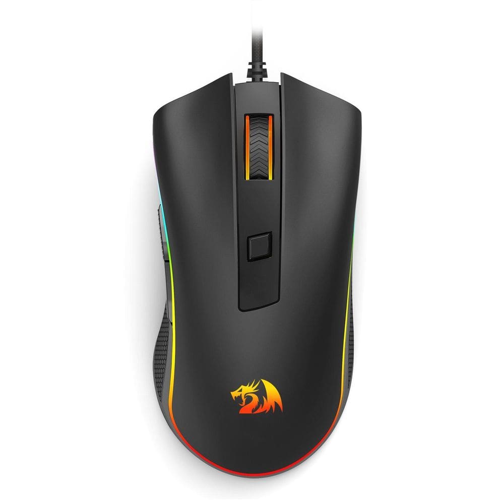 Mouse Gamer Redragon Cobra Cypher Lite Rgb M611-Rgb Preto