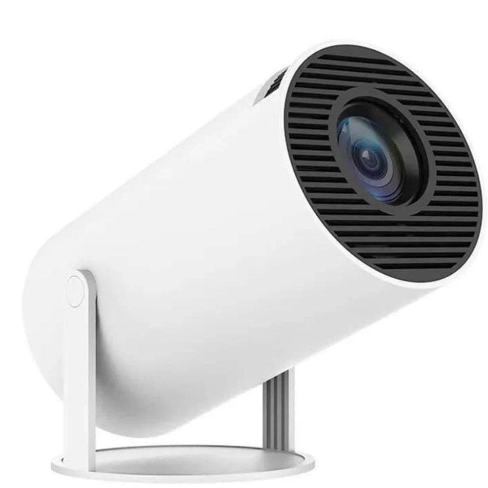 Retroprojetor 4K Branco Wifi Android Led Hdmi Usb Cinema