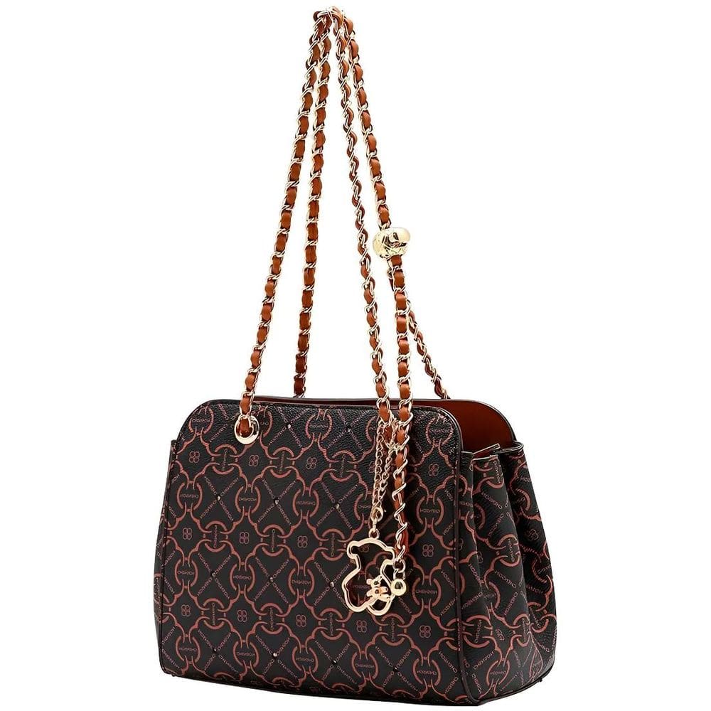 Bolsa Feminina Elegante Ferragens Moda Estilo Chenson