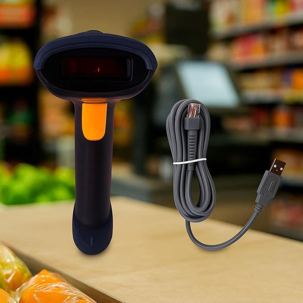 Leitor Código Portátil Scanner Para Vendas Em Pdv