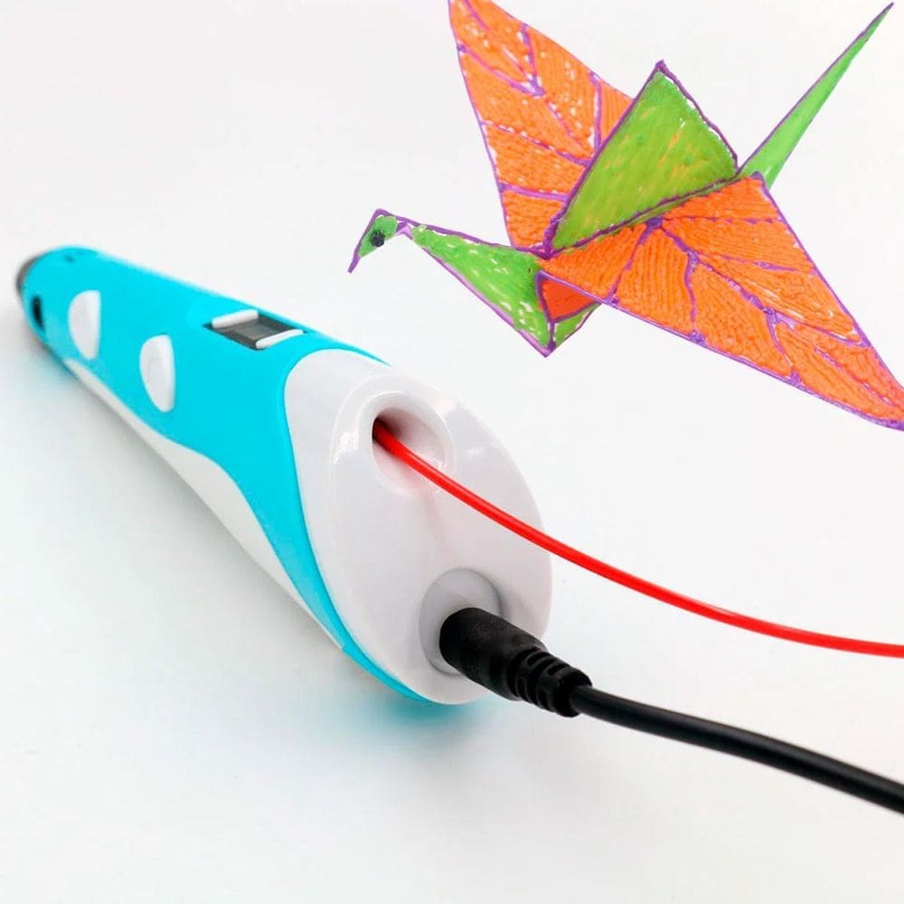 Caneta 3D Filamentos Infantil Bivolt Cor