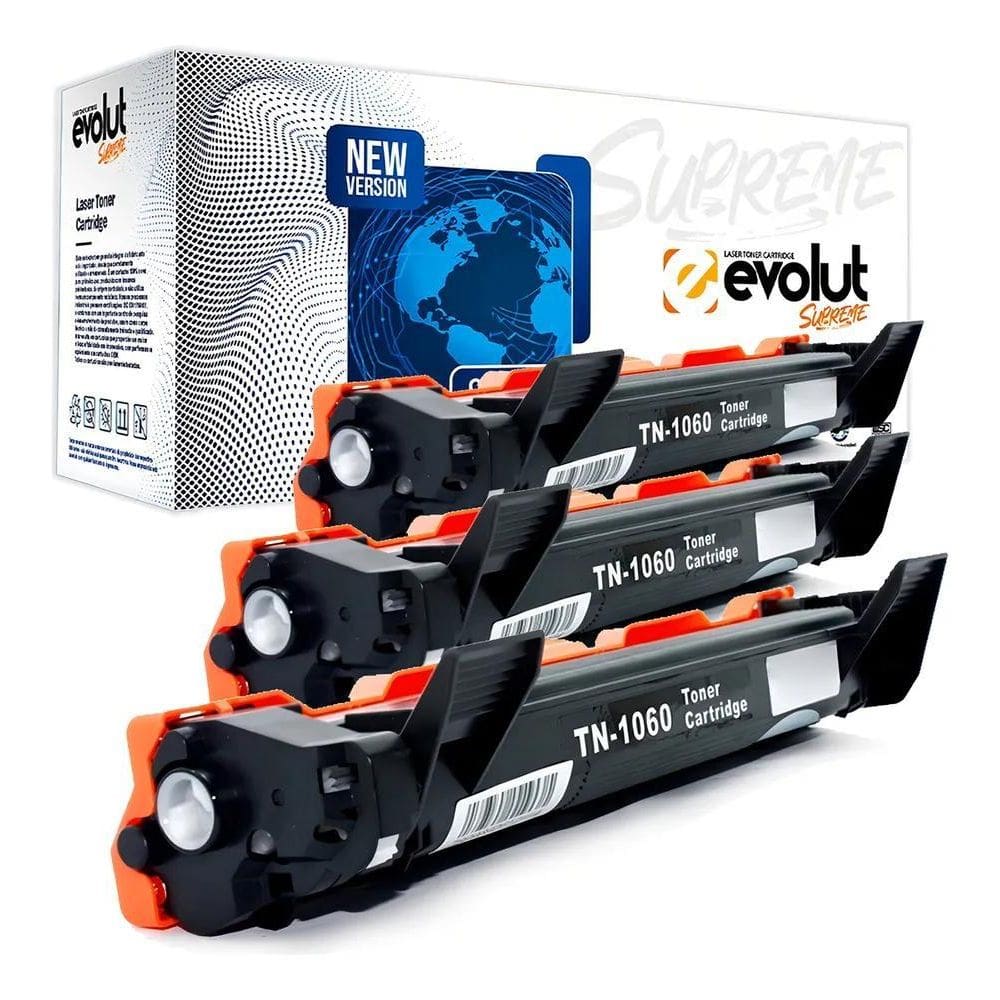 2X Kit 3X Toner Compatível Com Brother Tn1060 1060 Hl 1212 1