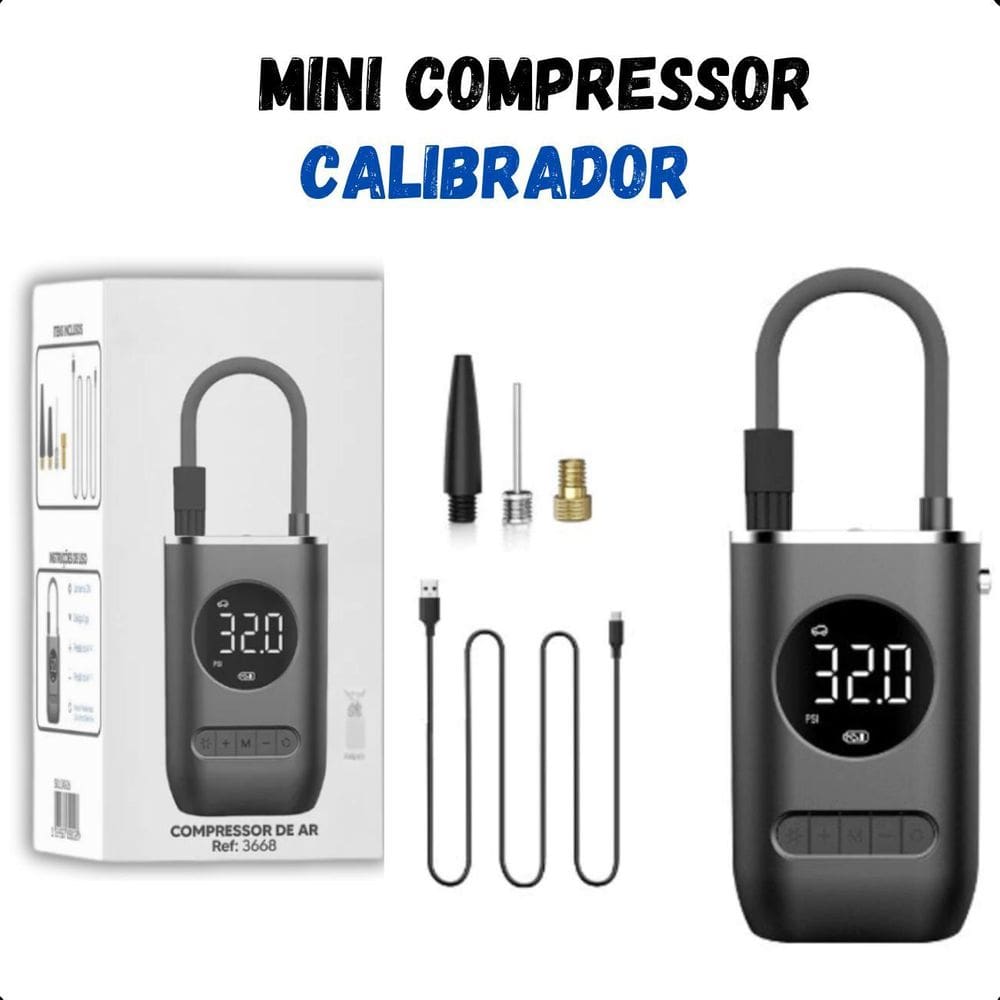 Compressor Recarregável 150 Psi Pequeno E Portátil