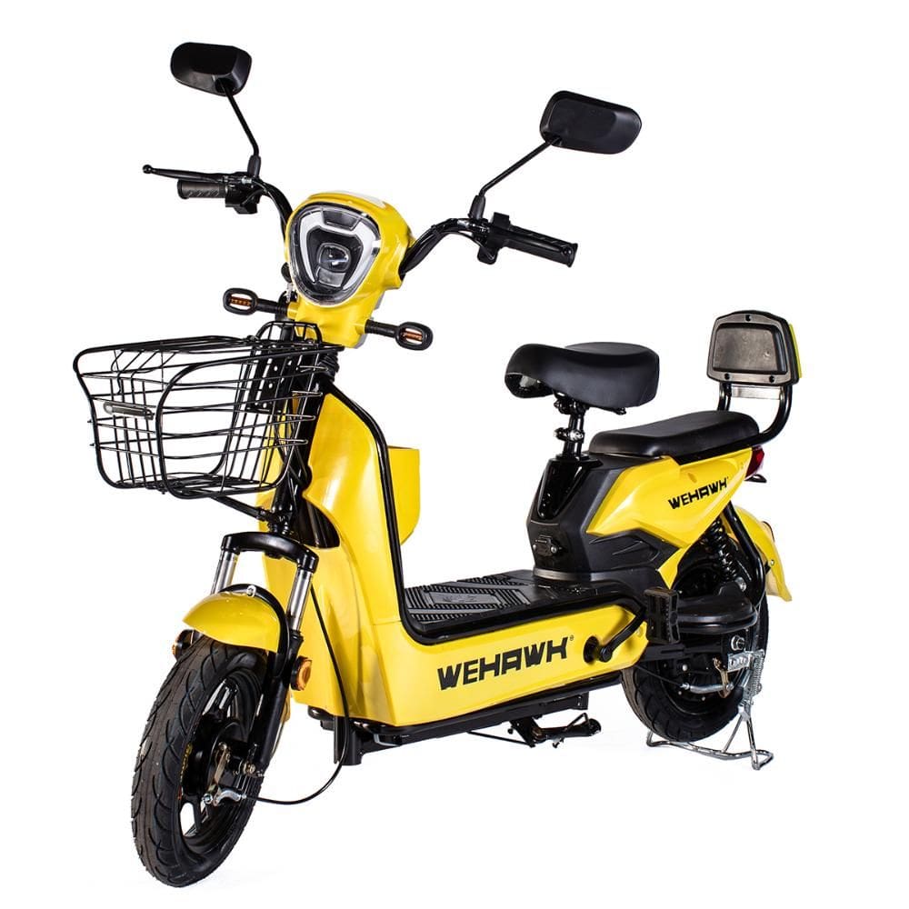 Bicicleta Elétrica 500W WeHawk Basket Autonomia 40Km Autopropelido