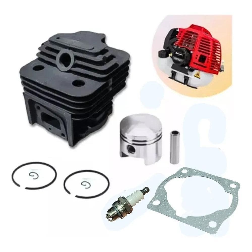 2X Kit Motor Completo Roçadeira Tekna Toyama Terra 43Cc 40Mm
