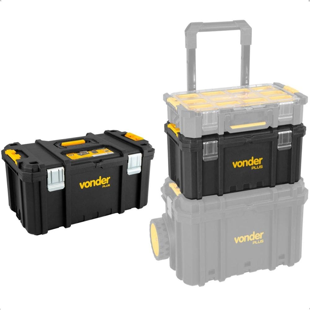 Caixa De Ferramentas Plástica Cpv 700 Vonder Plus