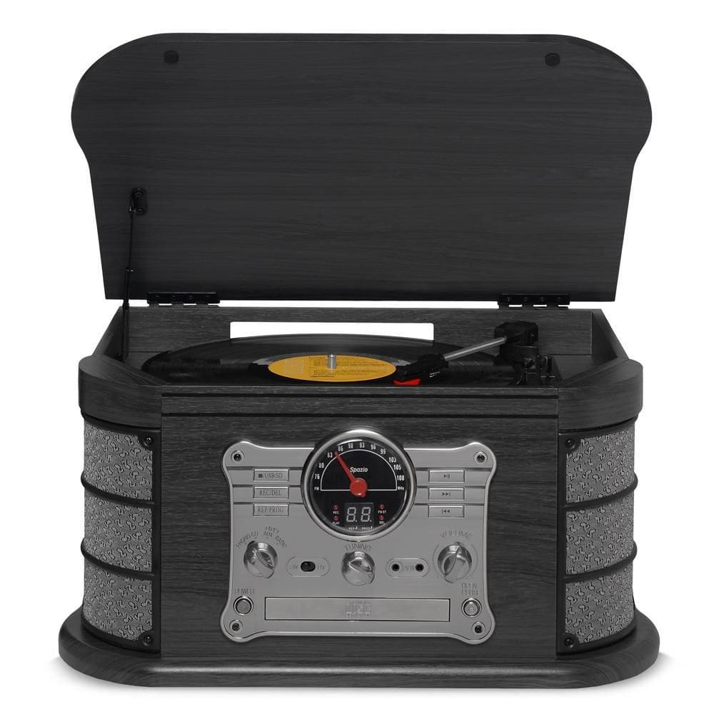 Vitrola Raveo Spazio Bluetooth 25W Preto Preta Bivolt