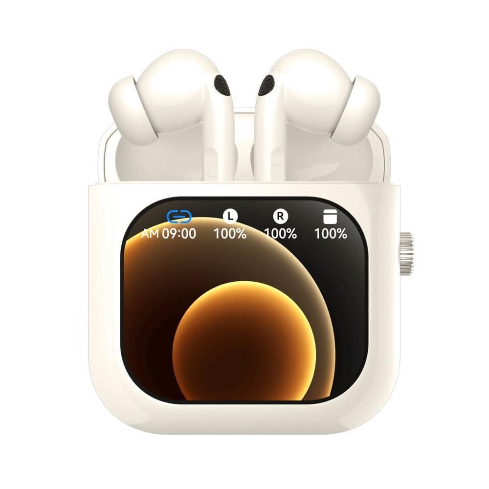 Fone De Ouvido Aura Buds Estojo Com Tela Touch Screeen