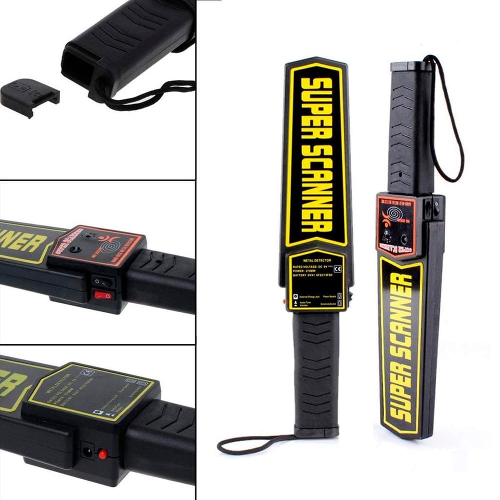 Detector De Metal Manual Portátil Para Eventos Segurança