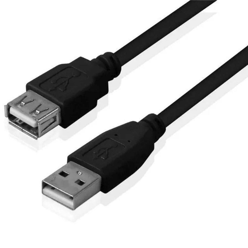 Cabo Extensor Extensão Usb 2.0 3 Metros Macho Femea
