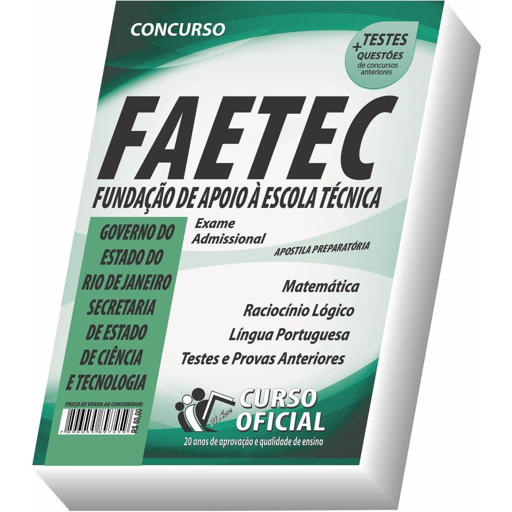 Apostila Faetec - Educação Técnica Ensino Médio