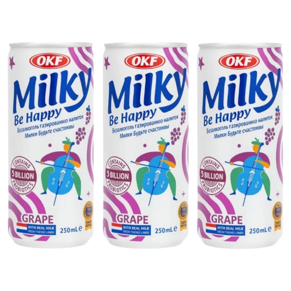 Refrigerante Coreano Milky Sabor Uva 250ml | Extra