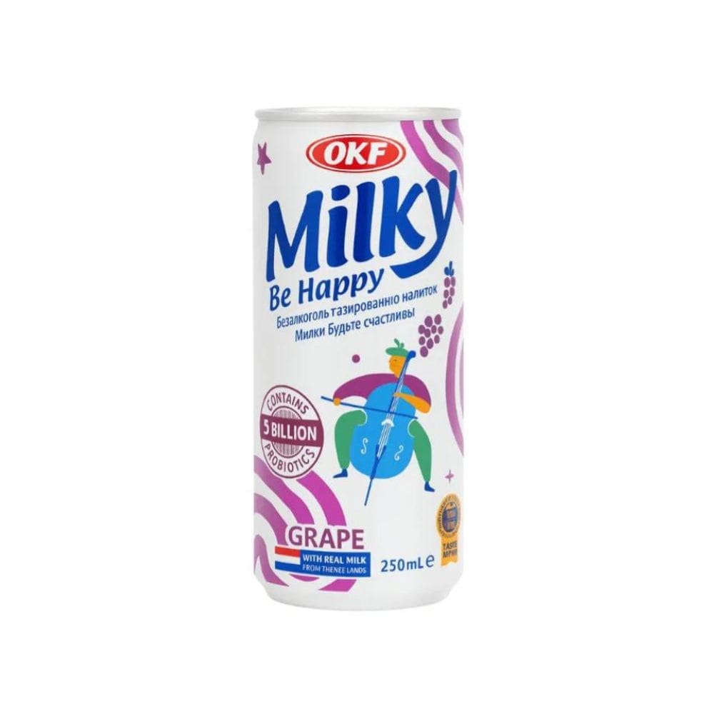 Refrigerante Coreano Milky Sabor Uva 250ml | Extra