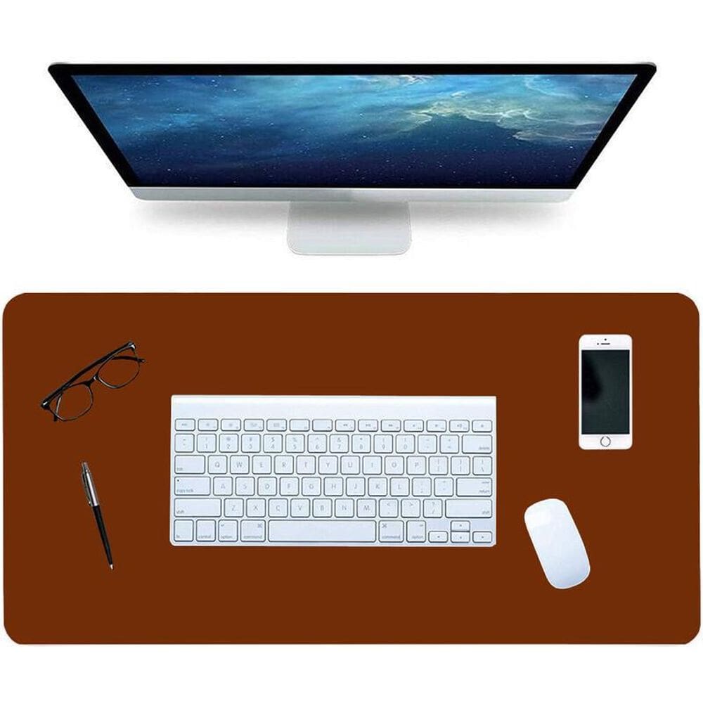 Deskpad Couro Gamer Escritório Mesa Decoração120X30