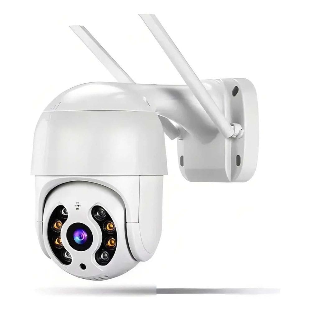 Câmera Externa Wifi Prova De Agua Rotativa Hd Longo Alcance