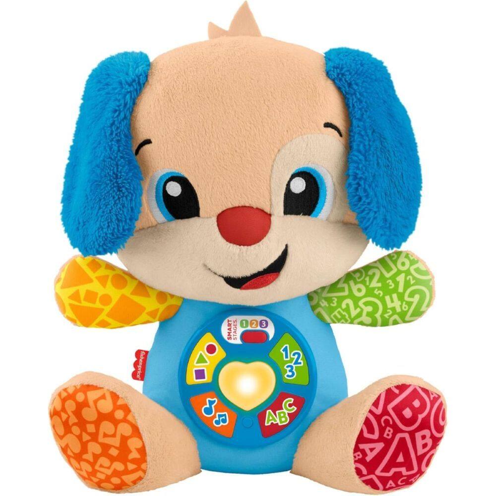 Fisher-Price Aprender e Brincar Pelúcia Do Cachorrinho Mattel Cor Azul