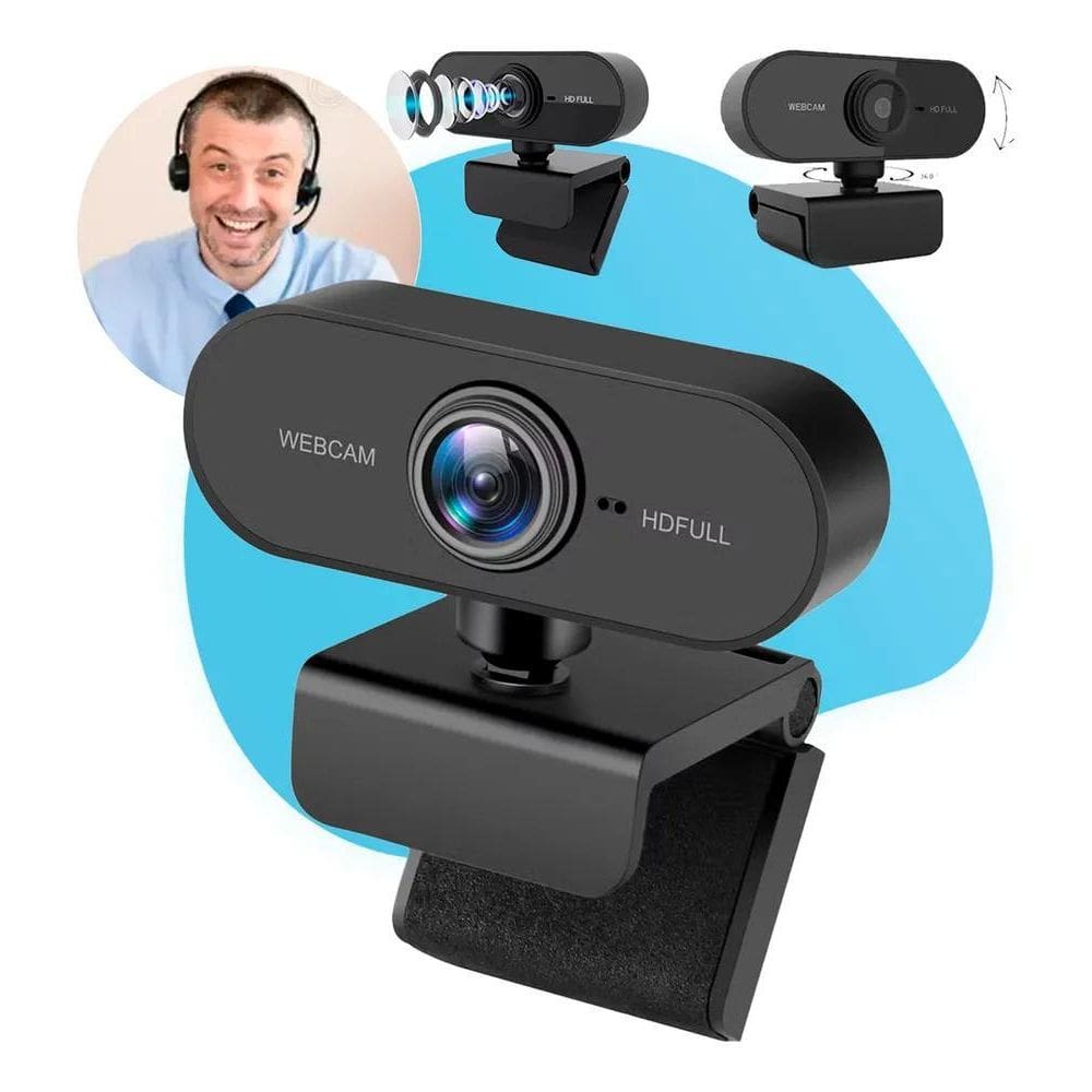 2X Webcam Camera Casenn Full Hd Zoom 1080P Com Microfone Int