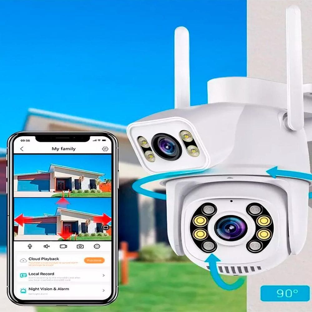 Câmera Movimento Casa Noturna Full Wifi