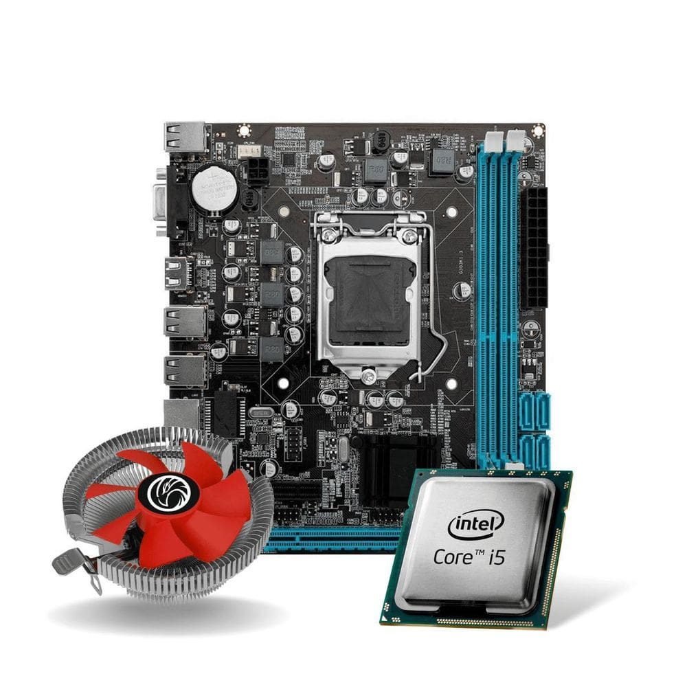 Kit Pl Mãe H61 + Processador I5 3470 + Cooler