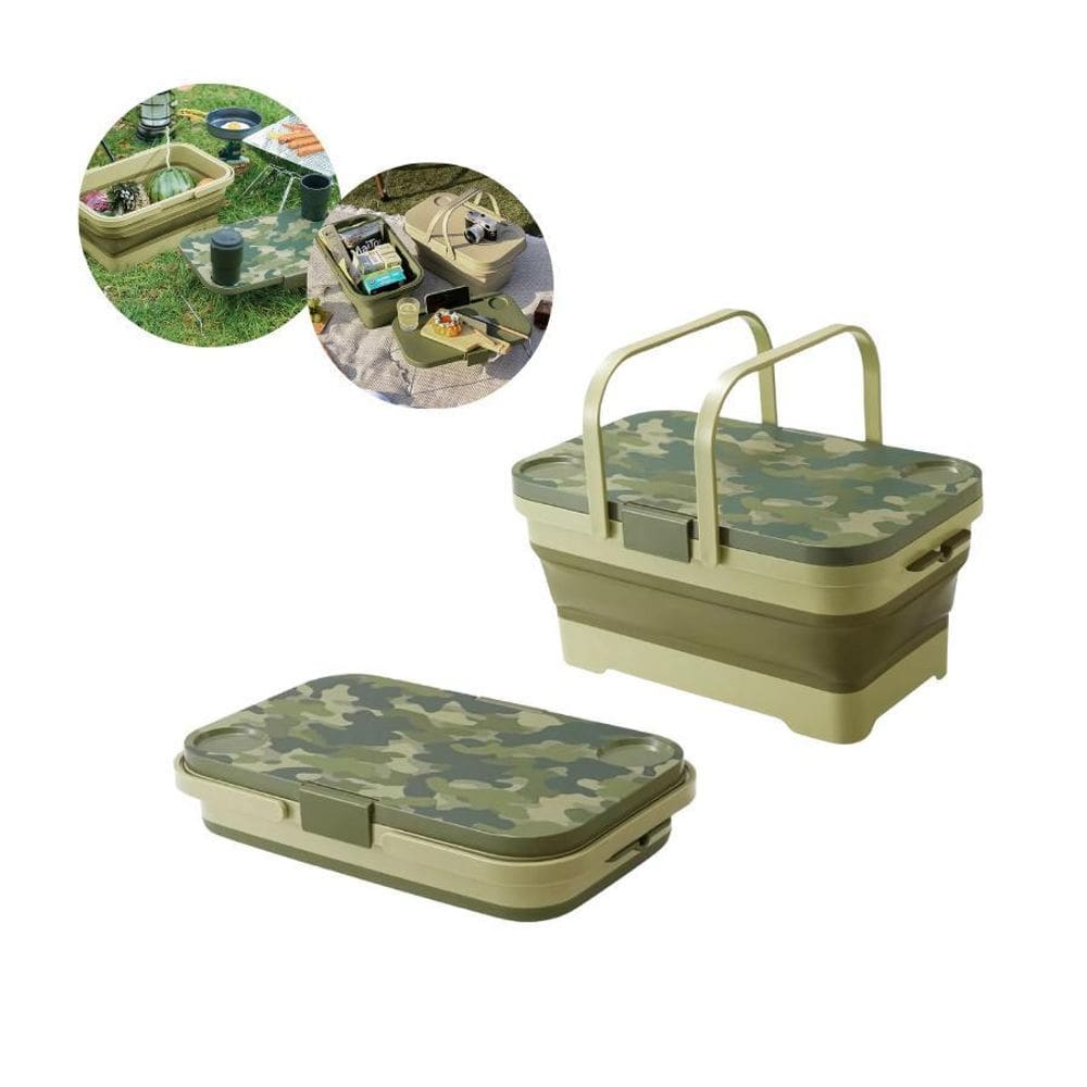 Cooler Portátil Dobrável 15 Litros Com Função Mesa Praia