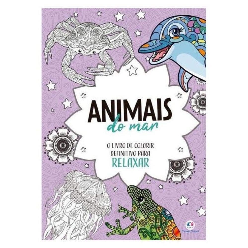 Animais Do Mar - Livro De Colorir E Relaxar Mandalas