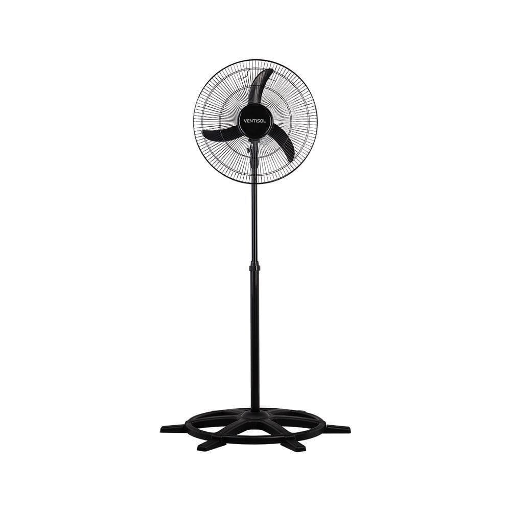 Ventilador Osc De Coluna New 50cm 3 Pás Preto 110V