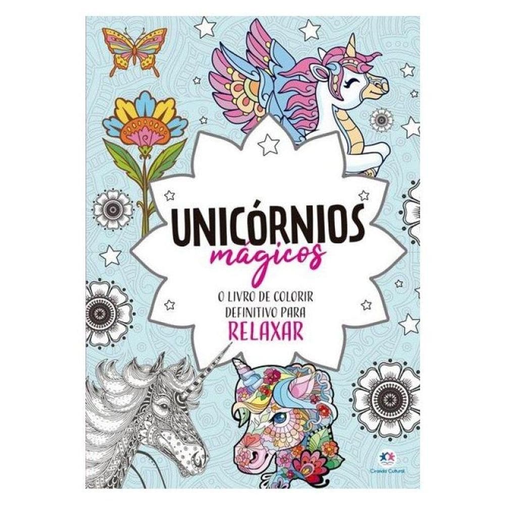 Unicórnios Mágicos - Livro De Colorir E Relaxar Mandalas