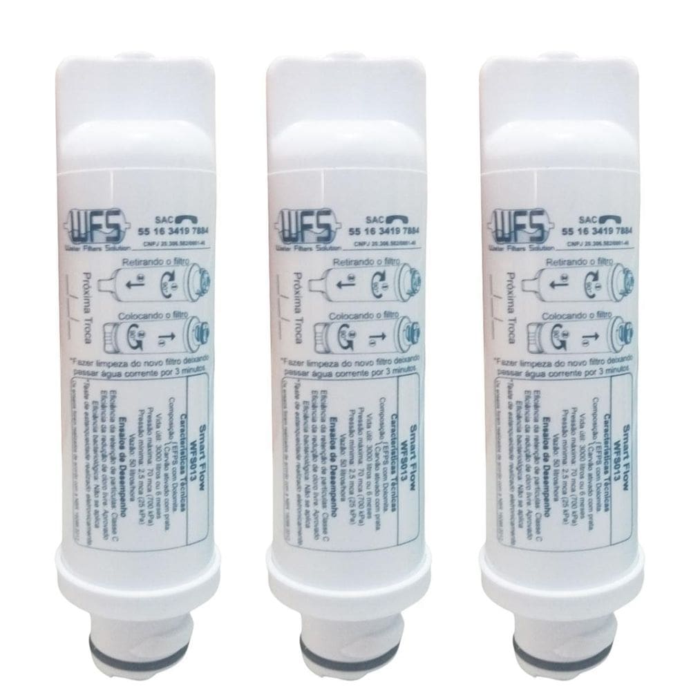 Kit 3 Filtro Refil Eletroclux Pa 10 20 25 30 40 Pappca10