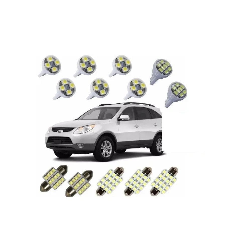 Lâmpadas Led Hyundai Vera Cruz Blue Lion